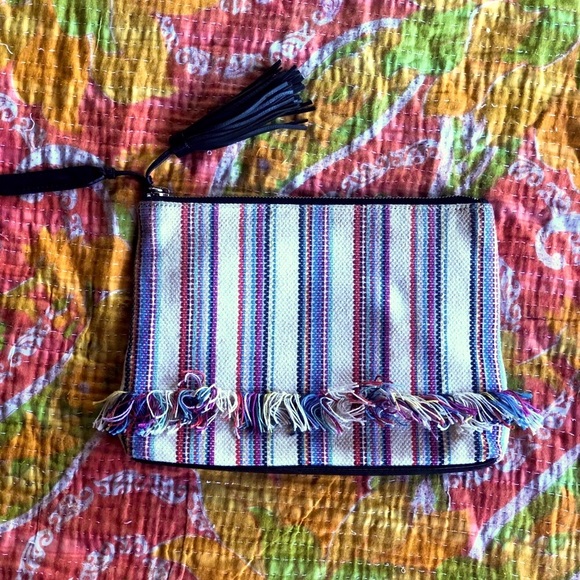 Loeffler Randall Canvas Clutch. - Picture 4 of 5